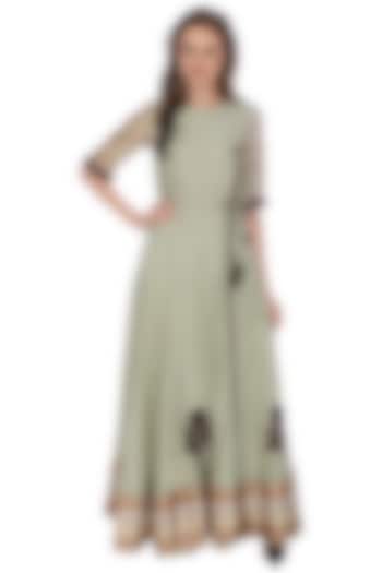 Mint Green Tunic Dress by Sounia Gohil at Pernia's Pop Up Shop