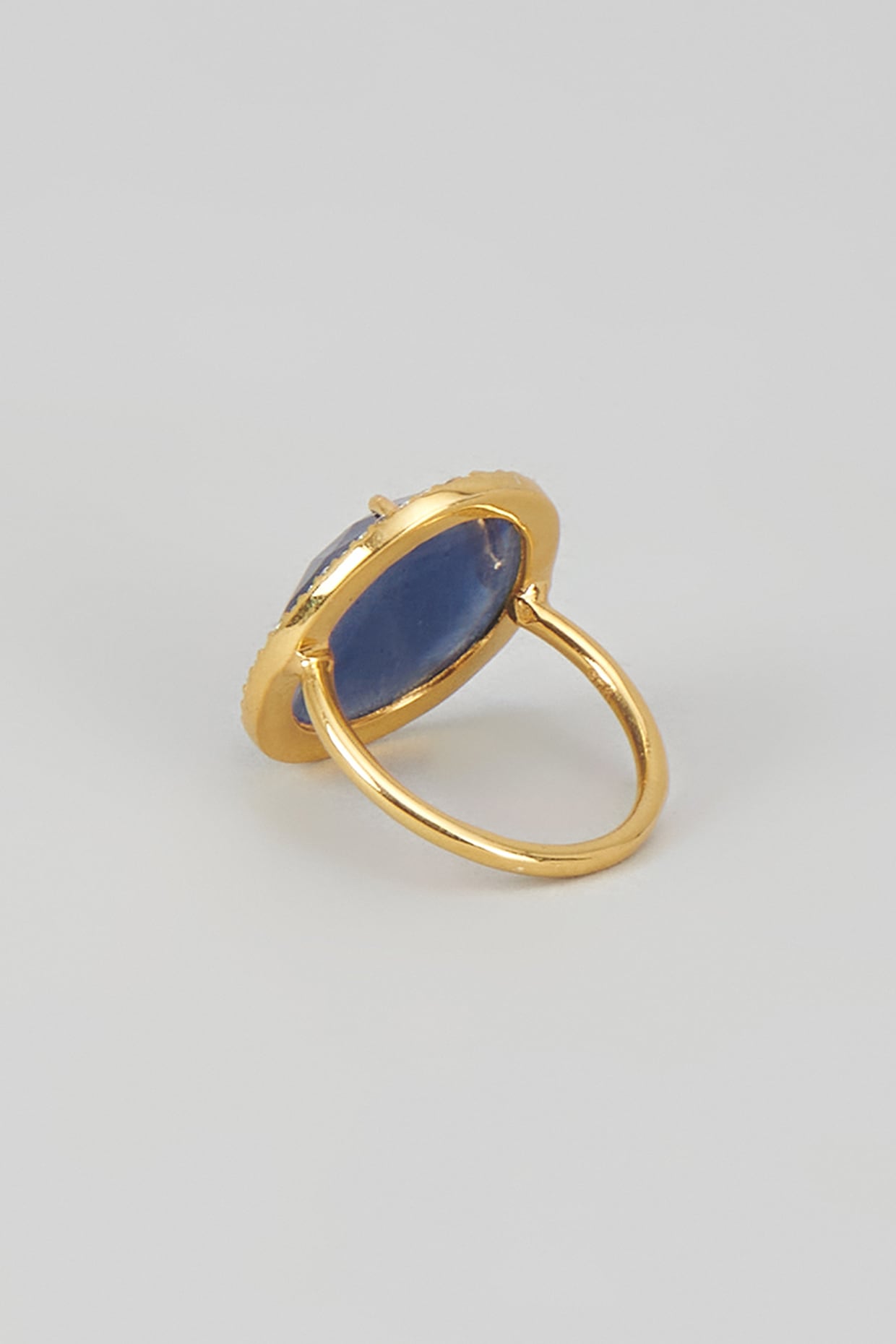 Gold ring with blue stone stock image. Image of beautiful - 119654213