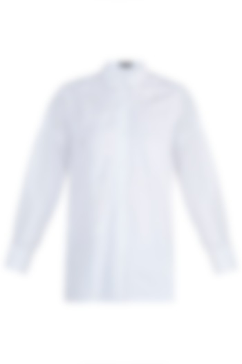 White Embellished Shirt by Gunu Sahni