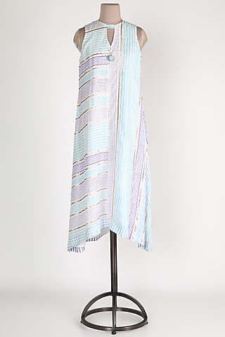 Light Blue With 3/4th Sleeves by GOPI VAID