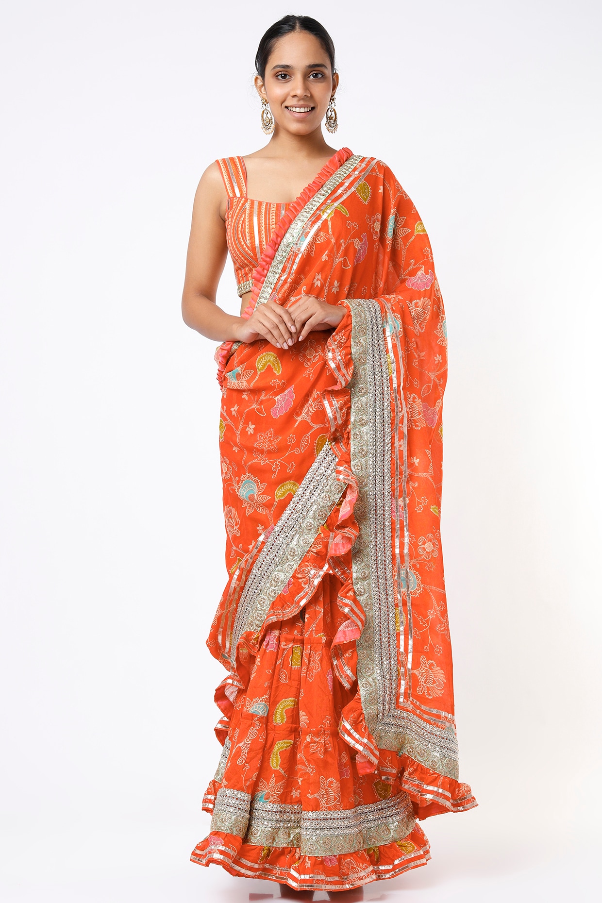 Buy Silk Wedding Wear Saree In Orange Color Online - SARV07953 | Andaaz  Fashion