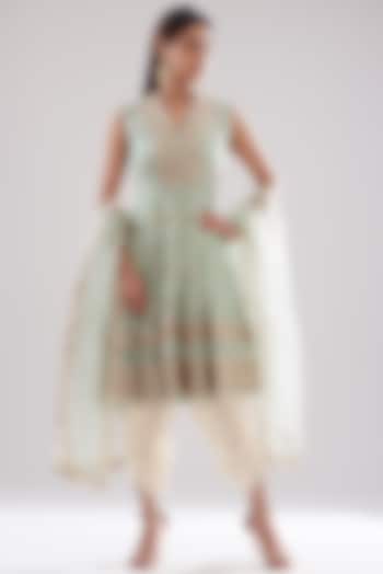 Off-White Cotton Dhoti Set by GOPI VAID at Pernia's Pop Up Shop