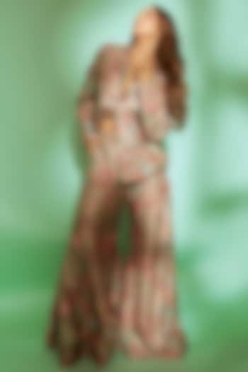 Multi-Colored Printed Pant Set by GOPI VAID at Pernia's Pop Up Shop