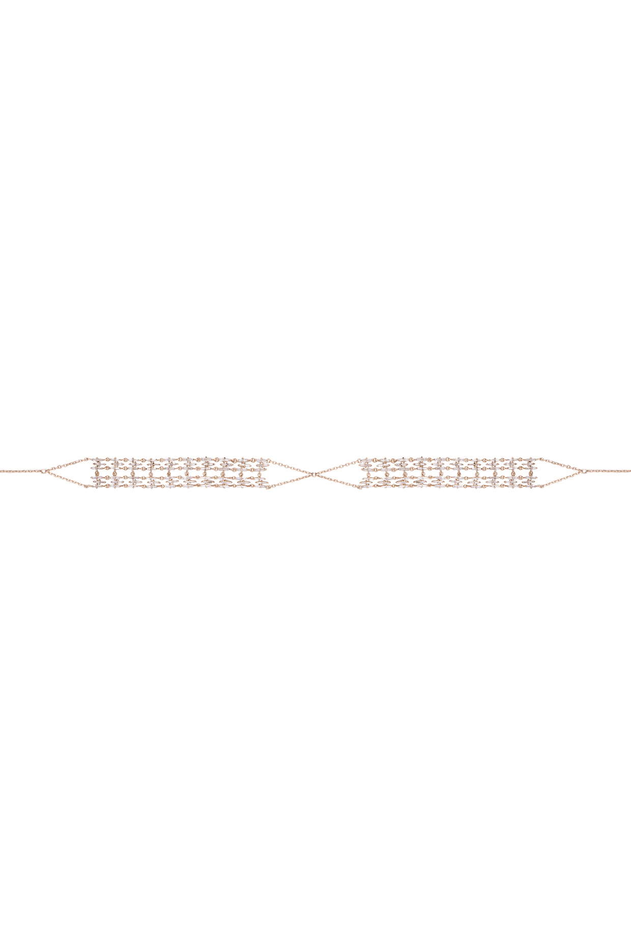 14Kt Rose Gold Cascading Sparkle Diamond Adjustable Bracelet by Golden Gazelle Fine Jewellery