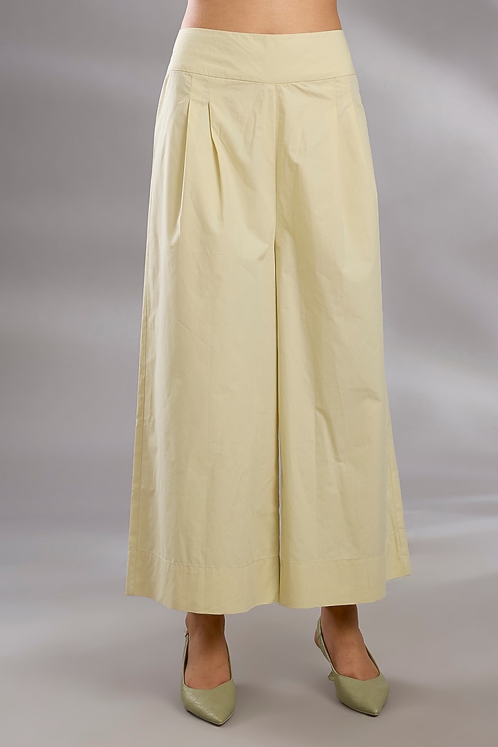 Ice Mint Cotton Chikankari Hand Embroidered Co-Ord Set by GRAINE at Pernia's Pop Up Shop