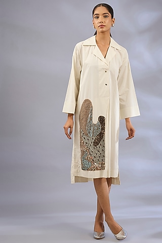 Buy Embroidered Denim Dress for Women Online from India's Luxury Designers  2026