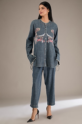 Blue Denim Co-Ord Set by GRAINE