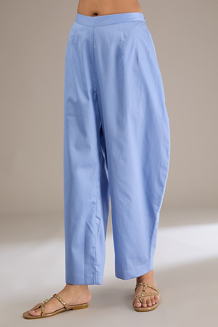 Blue Mesh Tunic Set by GRAINE at Pernia's Pop Up Shop