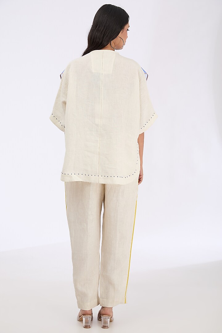 White Linen Co-Ord Set by GRAINE at Pernia's Pop Up Shop