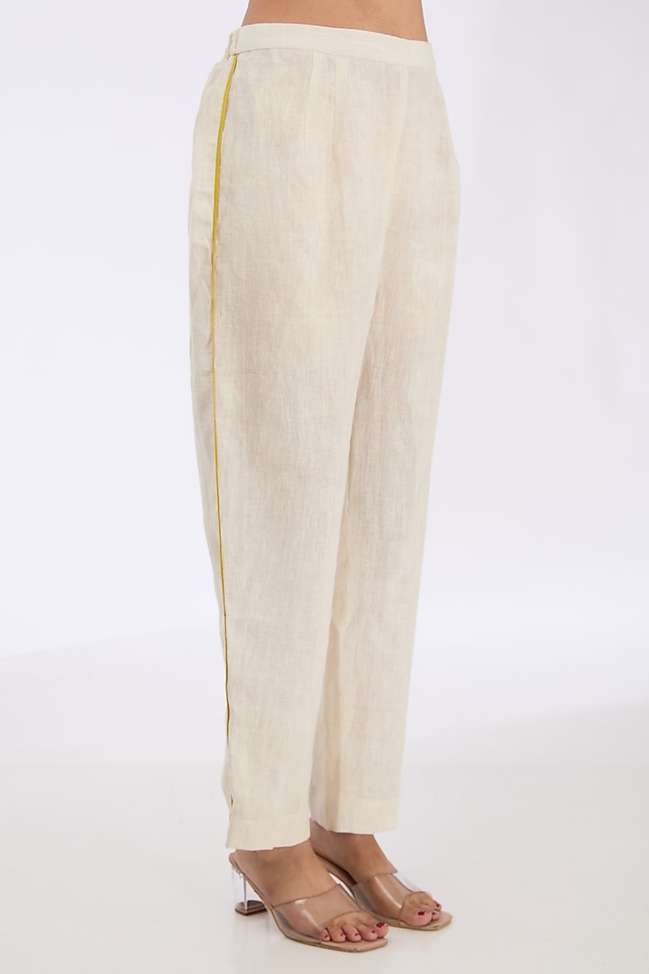 White Linen Co-Ord Set by GRAINE at Pernia's Pop Up Shop