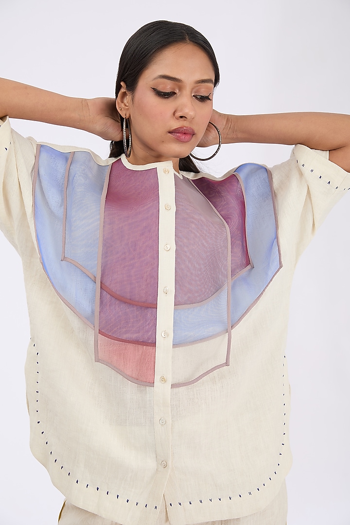 White Linen Co-Ord Set by GRAINE at Pernia's Pop Up Shop