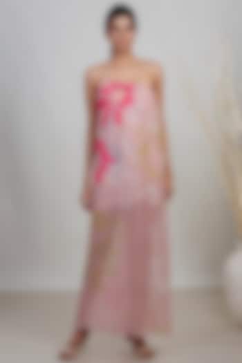 Pink Chiffon Dress by Garo