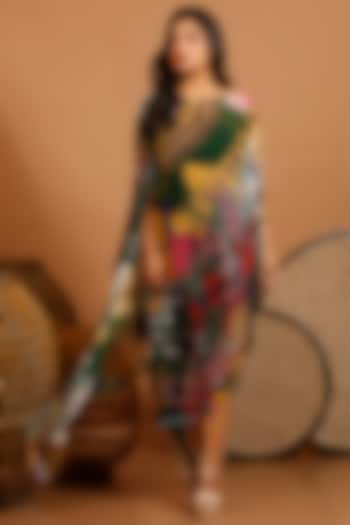 Green Chiffon Summer Dress by Garo at Pernia's Pop Up Shop