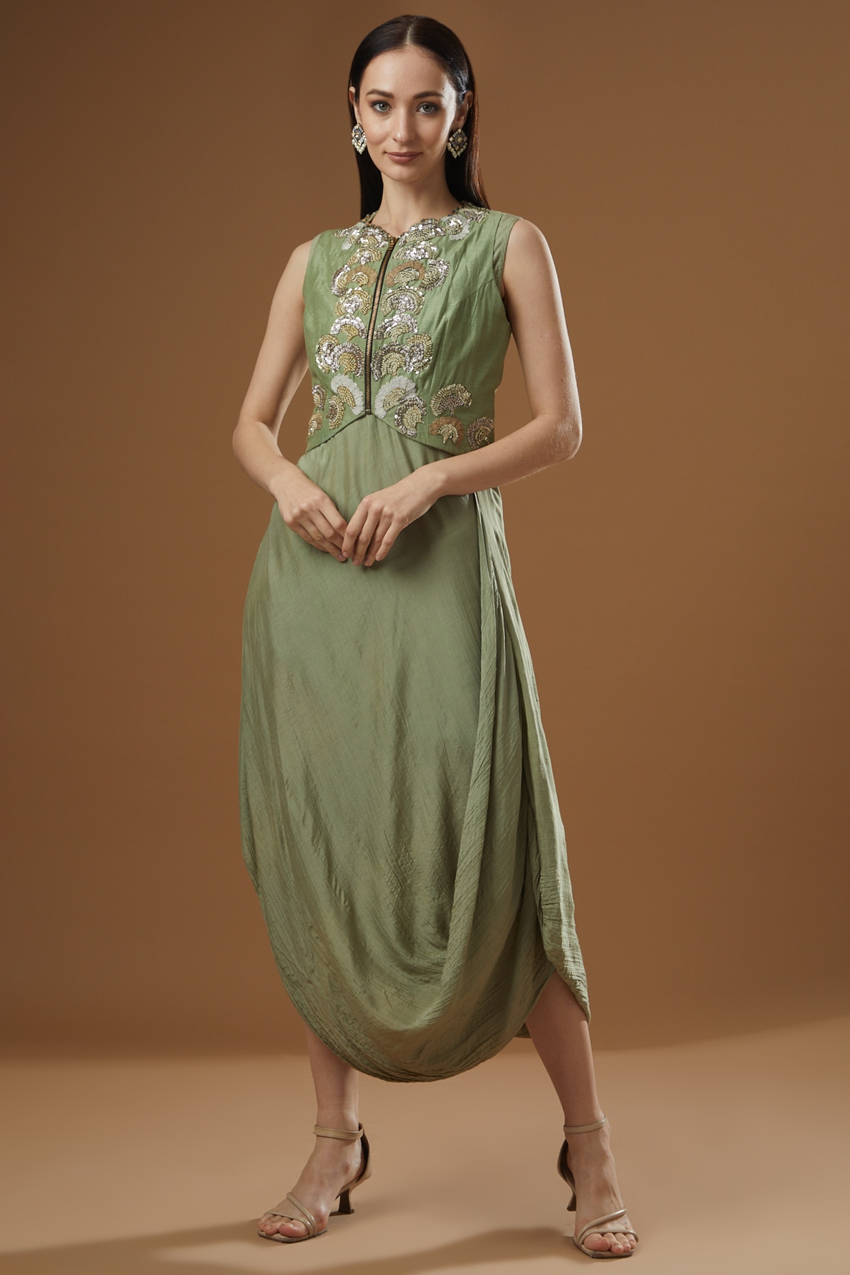 Buy Indigo Blue Dresses & Gowns for Women by Fashor Online | Ajio.com