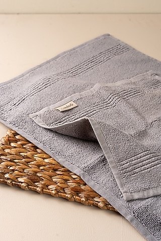 Grey Face Towels by By ADAB