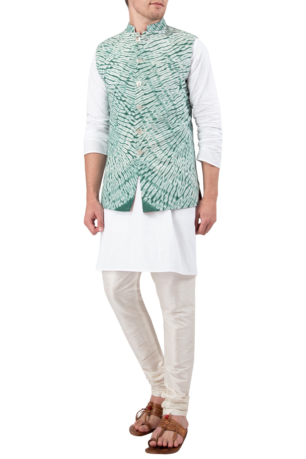 nehru jacket with tie