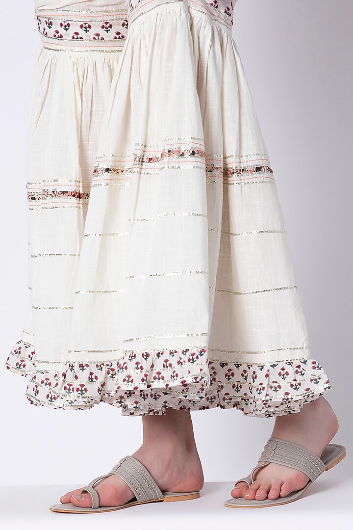 Grey Faux Leather Kolhapuris by Gush at Pernia's Pop Up Shop