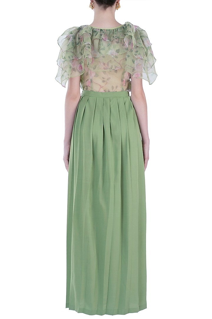 Light green layered top available only at Pernia's Pop Up Shop.