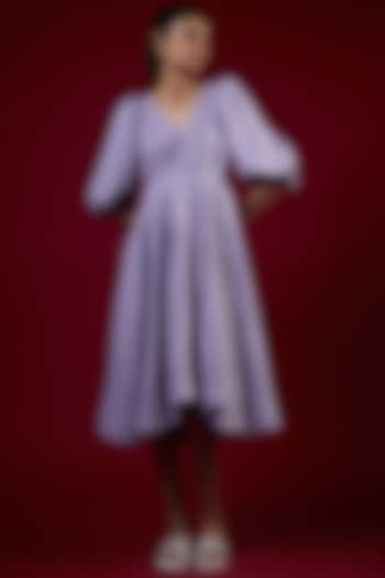 Lavender Cotton Dress by LABEL KIARSH