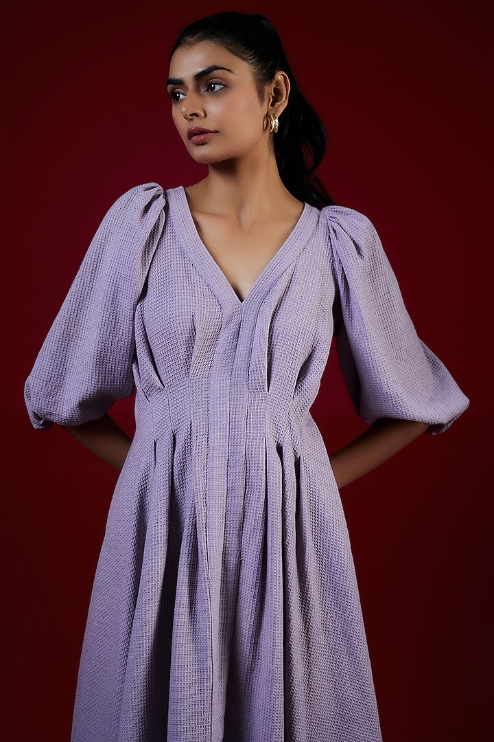 Lavender Cotton Summer Dress by LABEL KIARSH at Pernia's Pop Up Shop