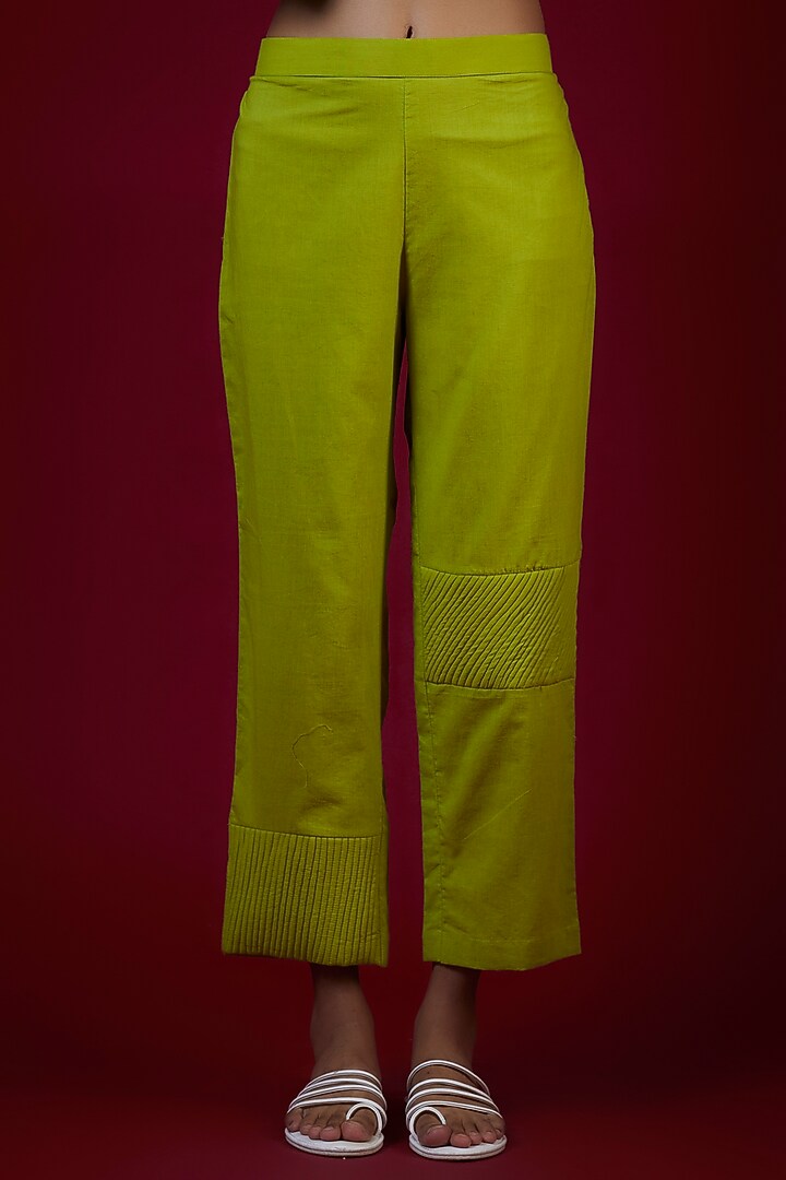 Green Cotton Co-Ord Set by LABEL KIARSH at Pernia's Pop Up Shop