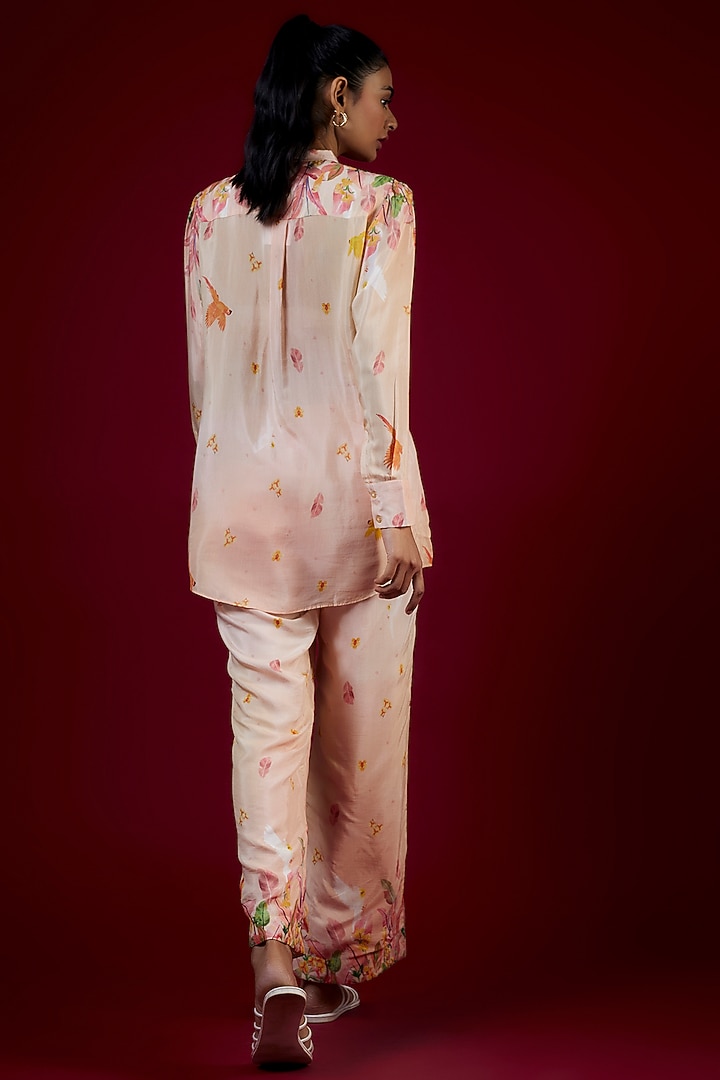 Multi-Colored Cotton Silk Tropical Printed Co-Ord Set by LABEL KIARSH at Pernia's Pop Up Shop
