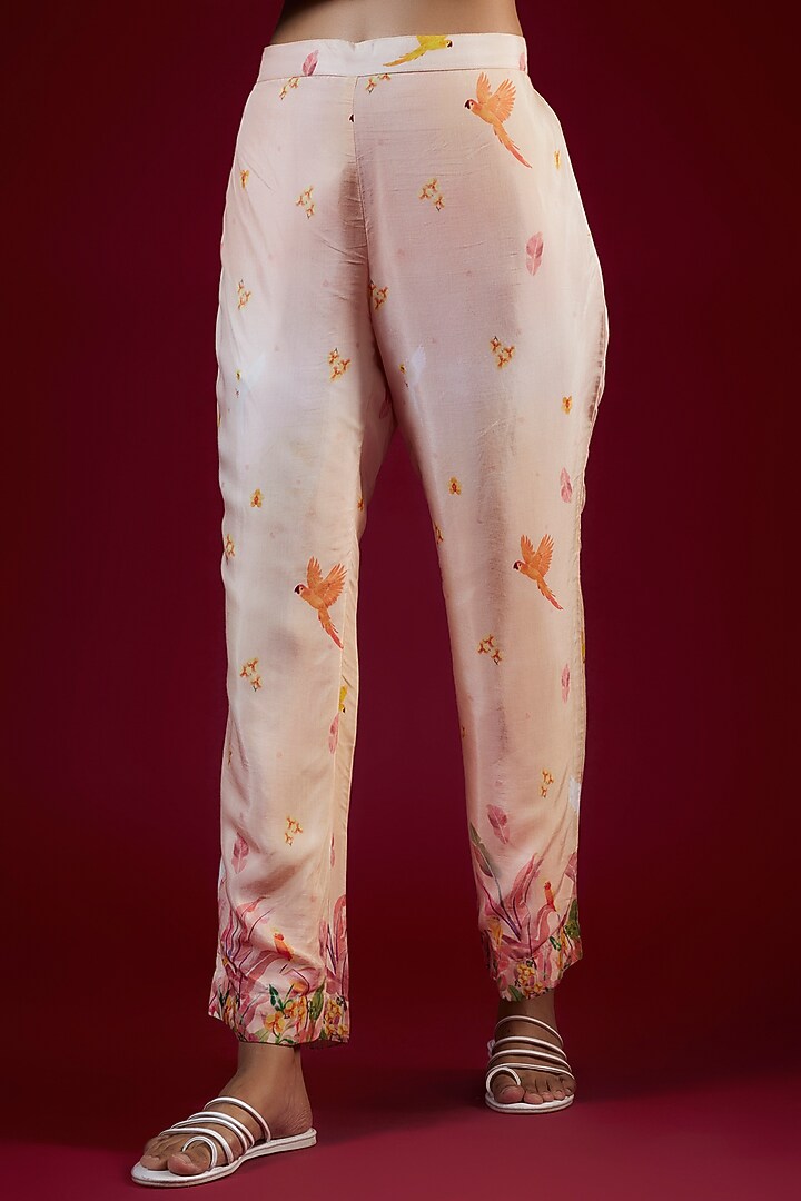 Multi-Colored Cotton Silk Tropical Printed Co-Ord Set by LABEL KIARSH at Pernia's Pop Up Shop