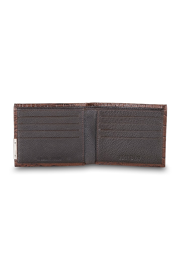 Brown Handmade Leather Wallet by HALDEN at Pernia's Pop Up Shop