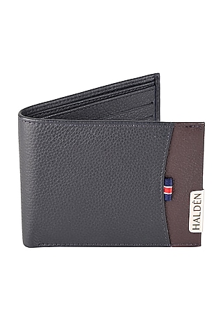 Blue Handmade Leather Wallet by HALDEN