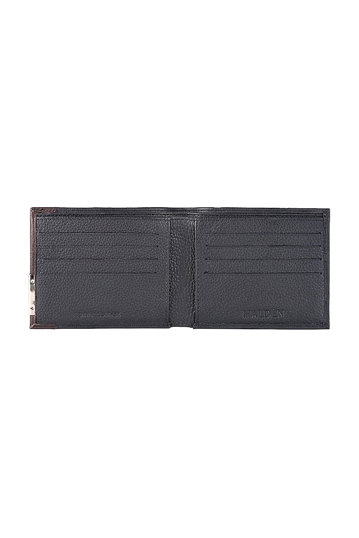 Blue Handmade Leather Wallet by HALDEN at Pernia's Pop Up Shop