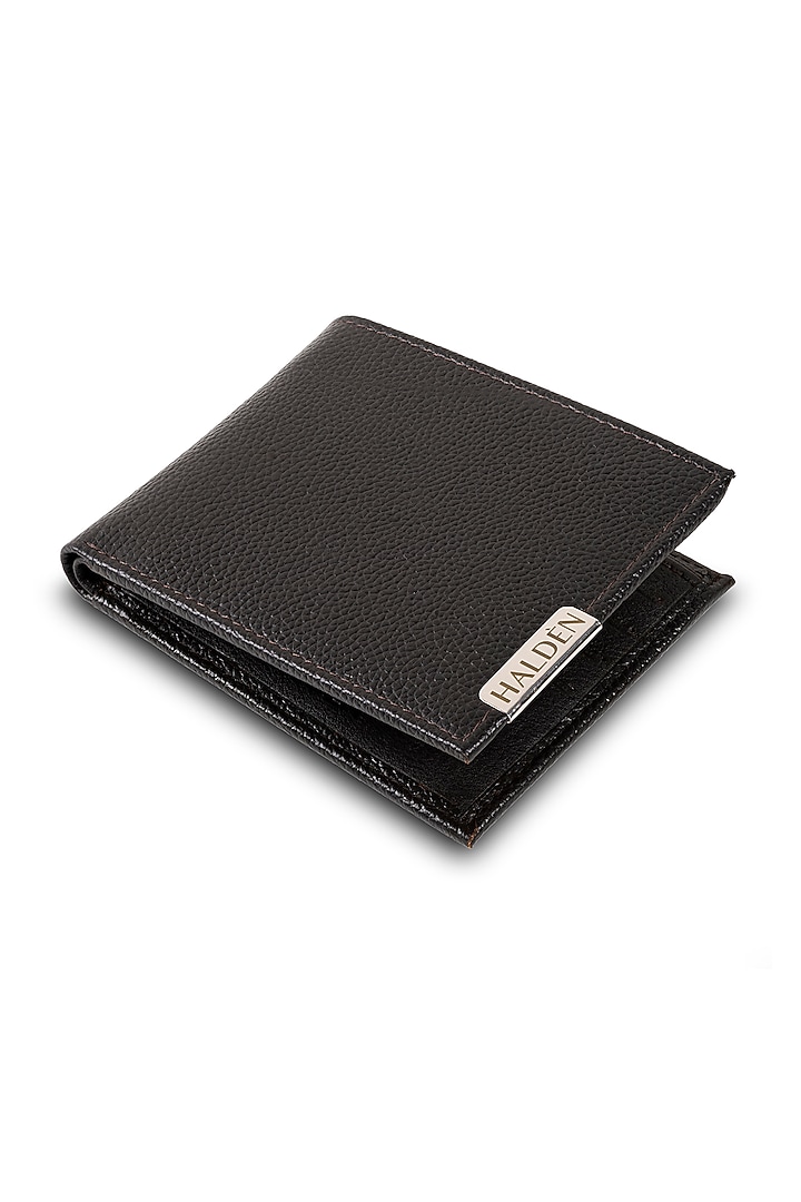 Brown Handmade Leather Wallet by HALDEN at Pernia's Pop Up Shop