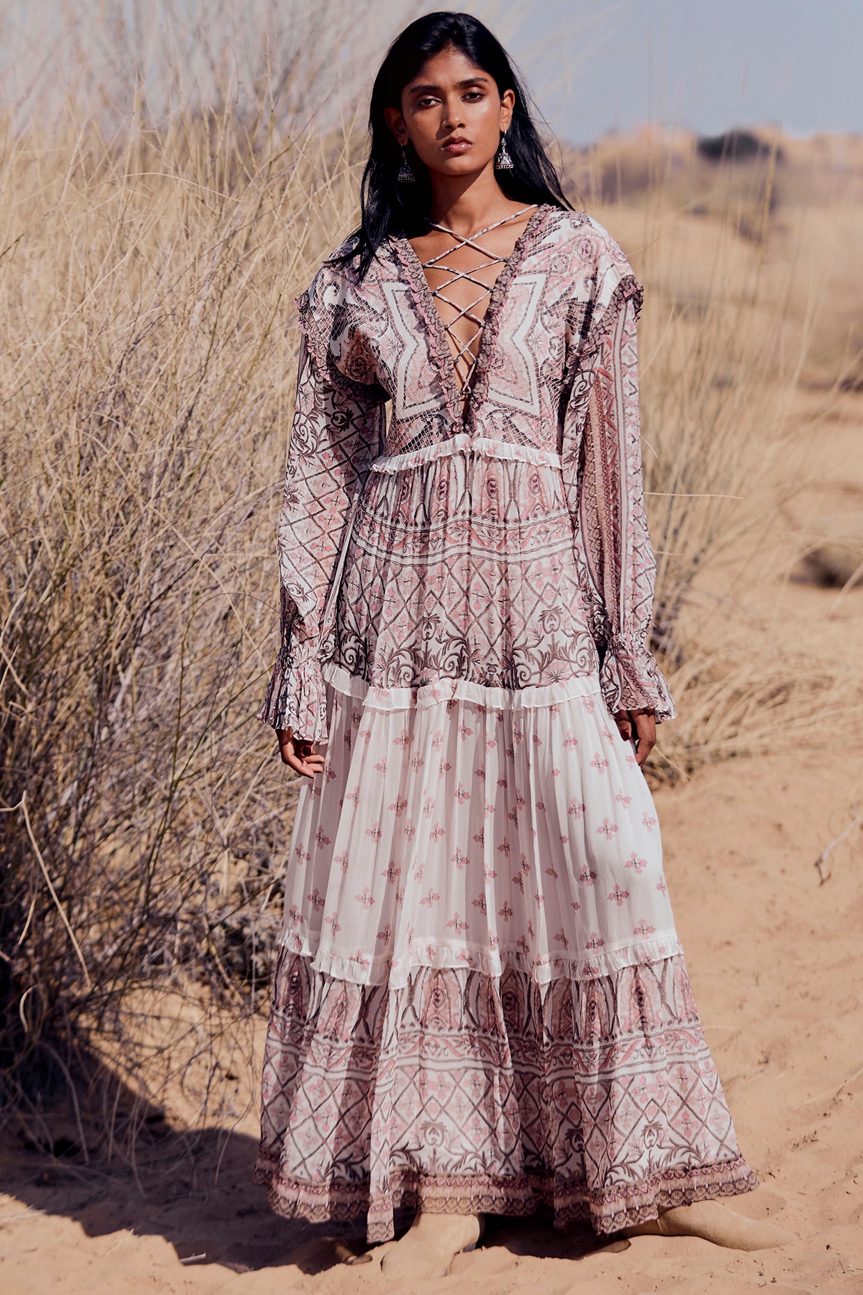 White chiffon hotsell maxi dresses