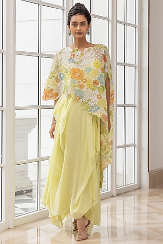 chinese dress ladies Yellow Secret Bloom Maxi Dress main image 0