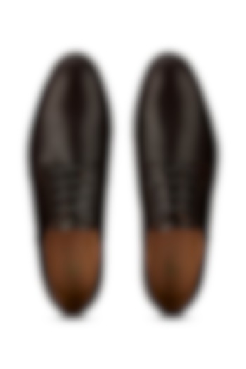 Brown Leather Loafers by HATS OFF ACCESSORIES
