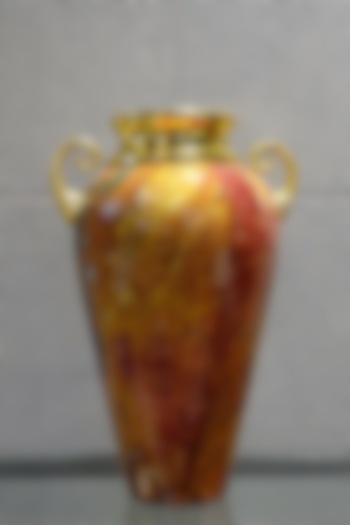 Multi-Colored Metal Antique Round Vase by Order Happiness at Pernia's Pop Up Shop