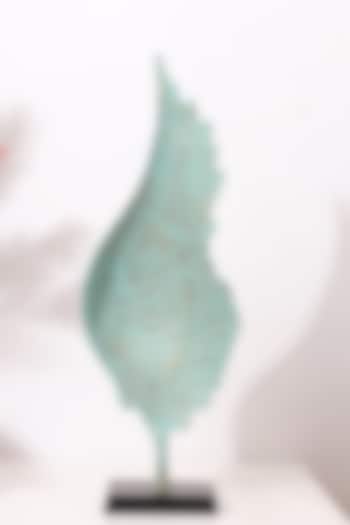 Sea Green Metal Right Angel Wing Table Top Showpiece by Order Happiness at Pernia's Pop Up Shop