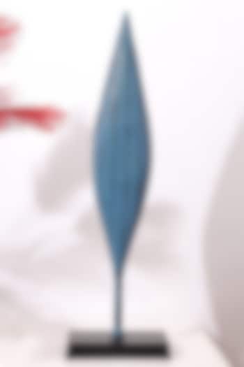 Cobalt Blue Metal Decorative Corn-Shaped Table Top Showpiece by Order Happiness at Pernia's Pop Up Shop