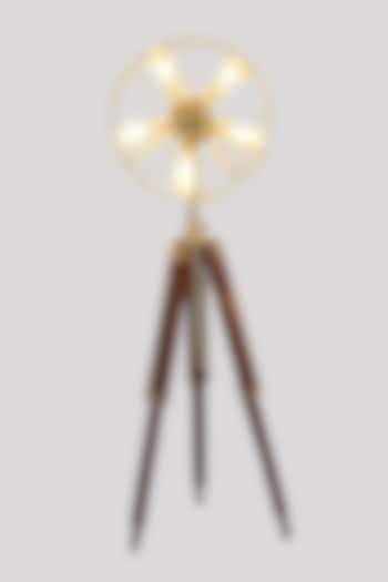 Brown Wooden Floor Lamp by Order Happiness at Pernia's Pop Up Shop