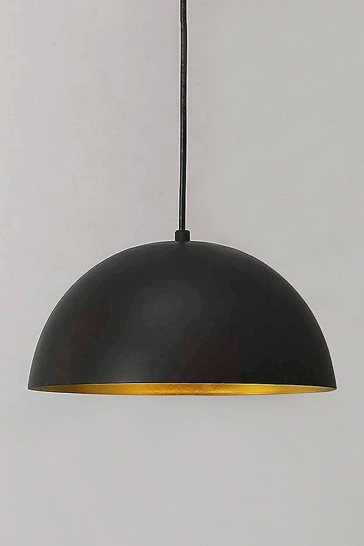 Black Ceiling Lamp In Metal by Order Happiness at Pernia's Pop Up Shop