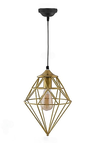 Gold Ceiling Lamp In Metal by Order Happiness