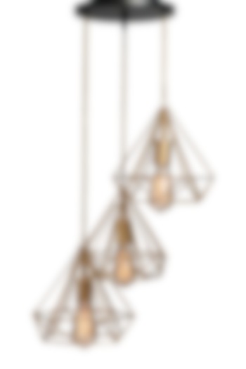 Gold Metal Ceiling Lamps (Set of 3) by Order Happiness