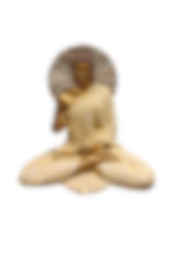 Cream Polyresin Buddha Idol by Order Happiness