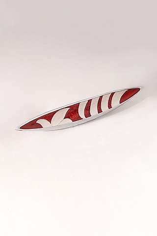 Antique White & Red Serving Platter by Order Happiness