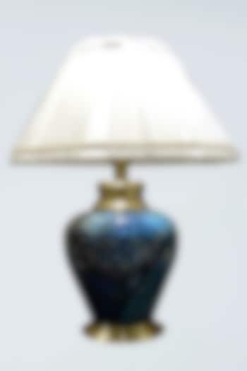 Blue Metal Table Lamp by Order Happiness