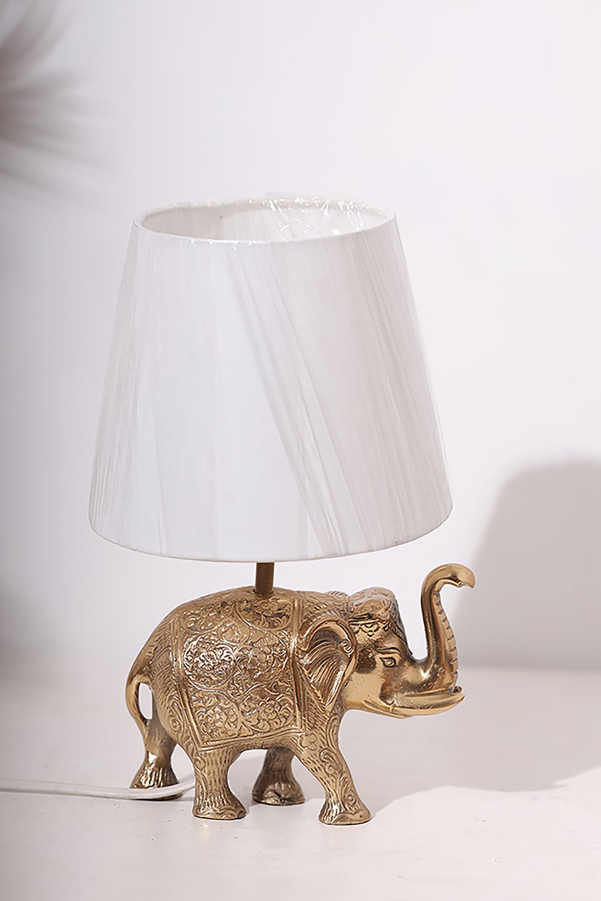 Gold Metal Elephant Lamp by Order Happiness at Pernia's Pop Up Shop
