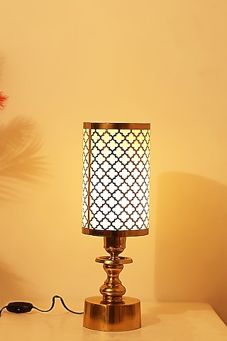 Gold Metal Lamp In Metal by Order Happiness