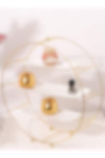 White & Gold Metal Tiered Cake Stand by Order Happiness at Pernia's Pop Up Shop