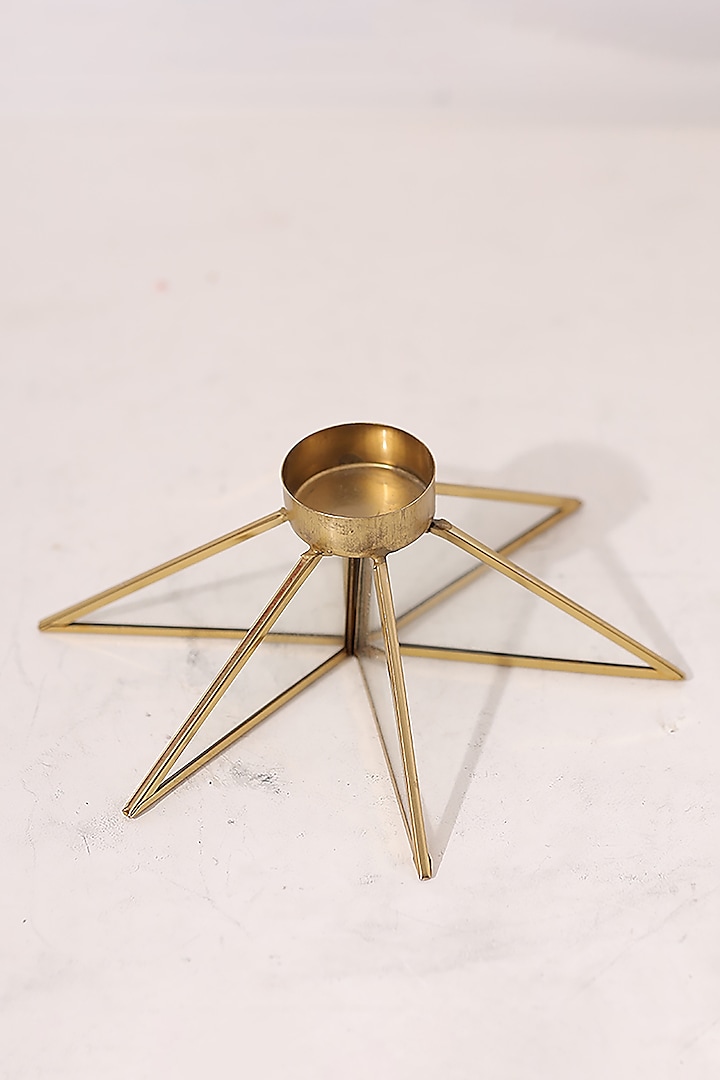 Gold Metal Candle Holder by Order Happiness at Pernia's Pop Up Shop