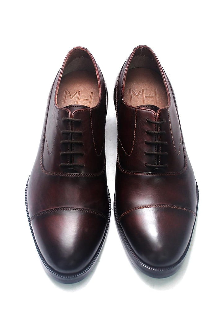 Bordo Leather Handmade Oxford Shoes by Harper Woods