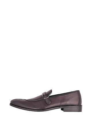 Purple Hand Painted Oxford Shoes by Harper Woods
